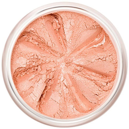 Lily Lolo Cherry Blossom Blush: A pale, peachy-pink blush with a very subtle shimmer; perfect for paler skin tones. Vegan. Gluten Free. GMO Free. Cruelty Free.