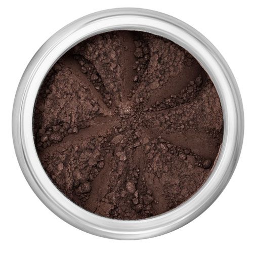 Lily Lolo Black Sand Eyes: Gluten Free. GMO Free. Cruelty Free.  Matte darkest brown is a highly pigmented mineral eye shadow for a long lasting and durable finish.
