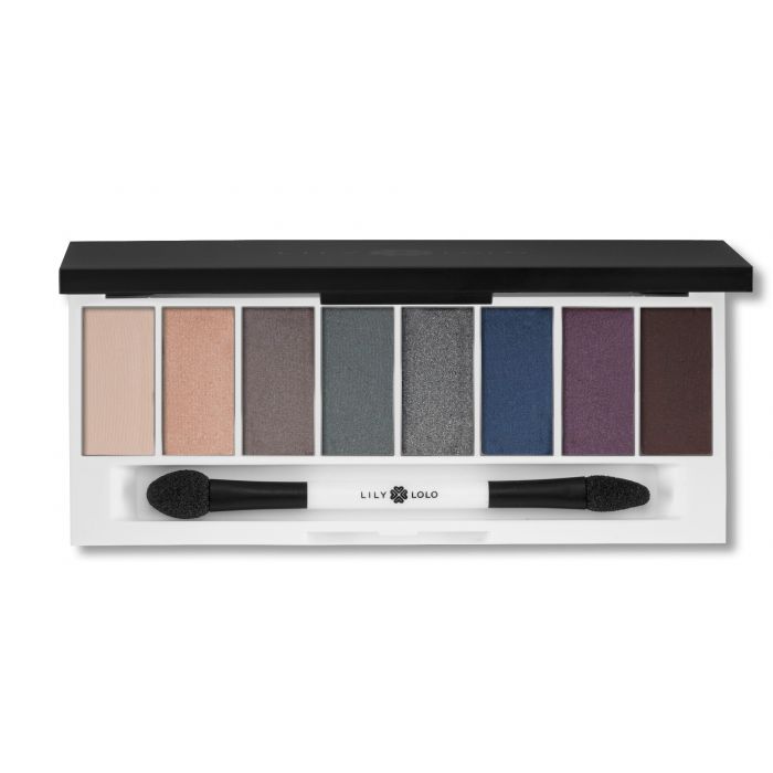 Lily Lolo Enchanted Eye Palette : Vegan. Gluten Free. GMO Free. Cruelty Free. A versatile eye palette to create a classic smoky eye and a perfect sultry look.