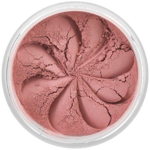 Lily Lolo Flushed Blush: Deep and dusky rose pink blush, perfect for all skin tones, with a matte finish. Gluten free. GMO Free. Cruelty Free.
