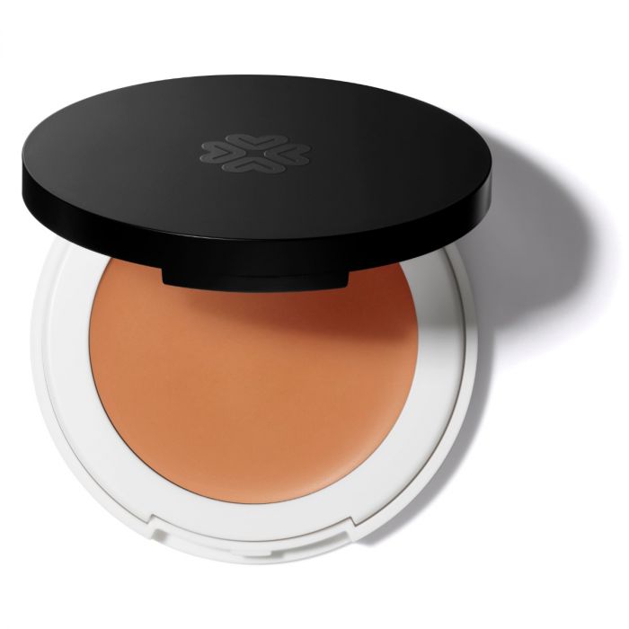 Lily Lolo Matelassee Cream Concealer: Vegan. Gluten Free. GMO Free. Cruelty Free. Deep with warm undertones.