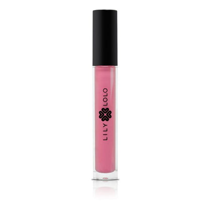 Lily Lolo English Rose Lip Gloss (Sheer dusky pink): Gluten Free. GMO Free. Cruelty Free.  Deliciously chocolatey natural lip gloss packed with vitamin e & organic jojoba to nourish and protect your pout.