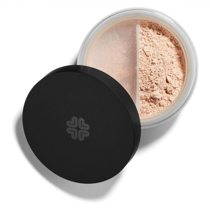 Lily Lolo Blondie Mineral Foundation: Vegan. Gluten Free. GMO Free. Cruelty Free.  A light foundation shade with balanced undertones.