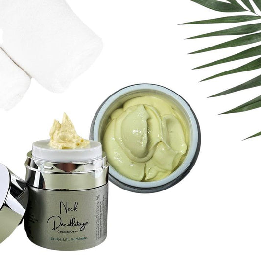 Qualerex Beauty Neck & Décolletage Ceramide Cream for Mature & Menopausal Skin – Firming, Nourishing Botanical Formula