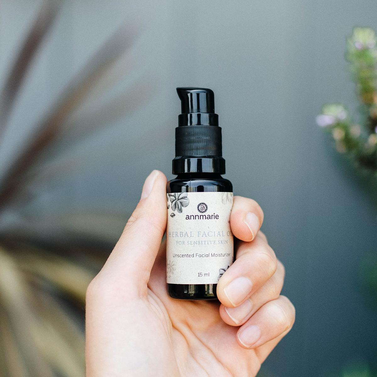 Annmarie Skin Care Herbal Facial Oil for Sensitive Skin (15ml)