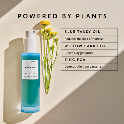 Herbivore Botanicals Aquarius Bha + Blue Tansy Clarity Cleanser