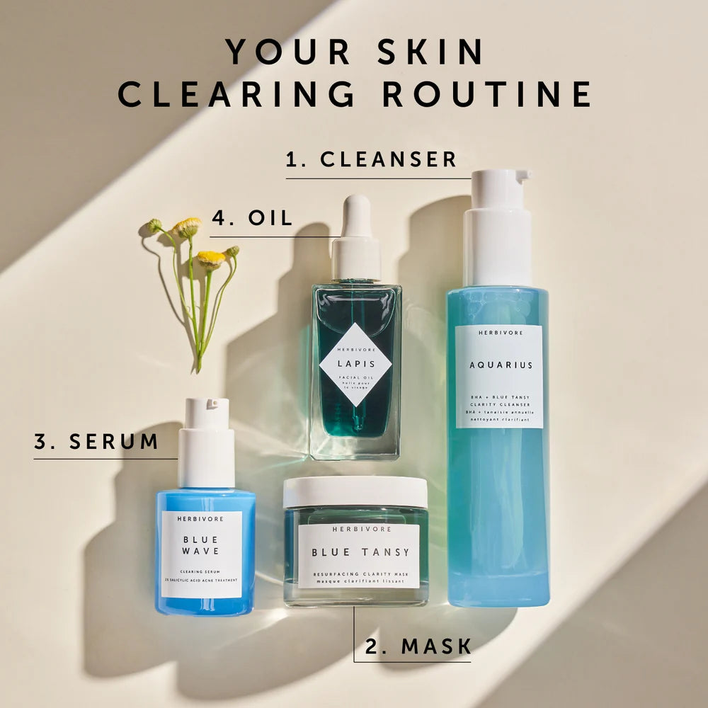 Herbivore Botanicals Aquarius Bha + Blue Tansy Clarity Cleanser