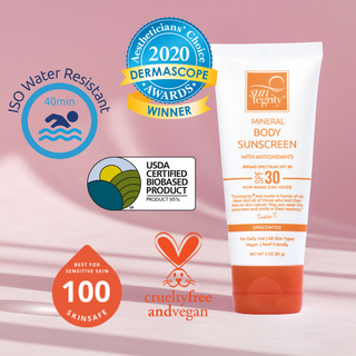 Suntegrity UNSCENTED Mineral Body Sunscreen, Broad Spectrum SPF 30