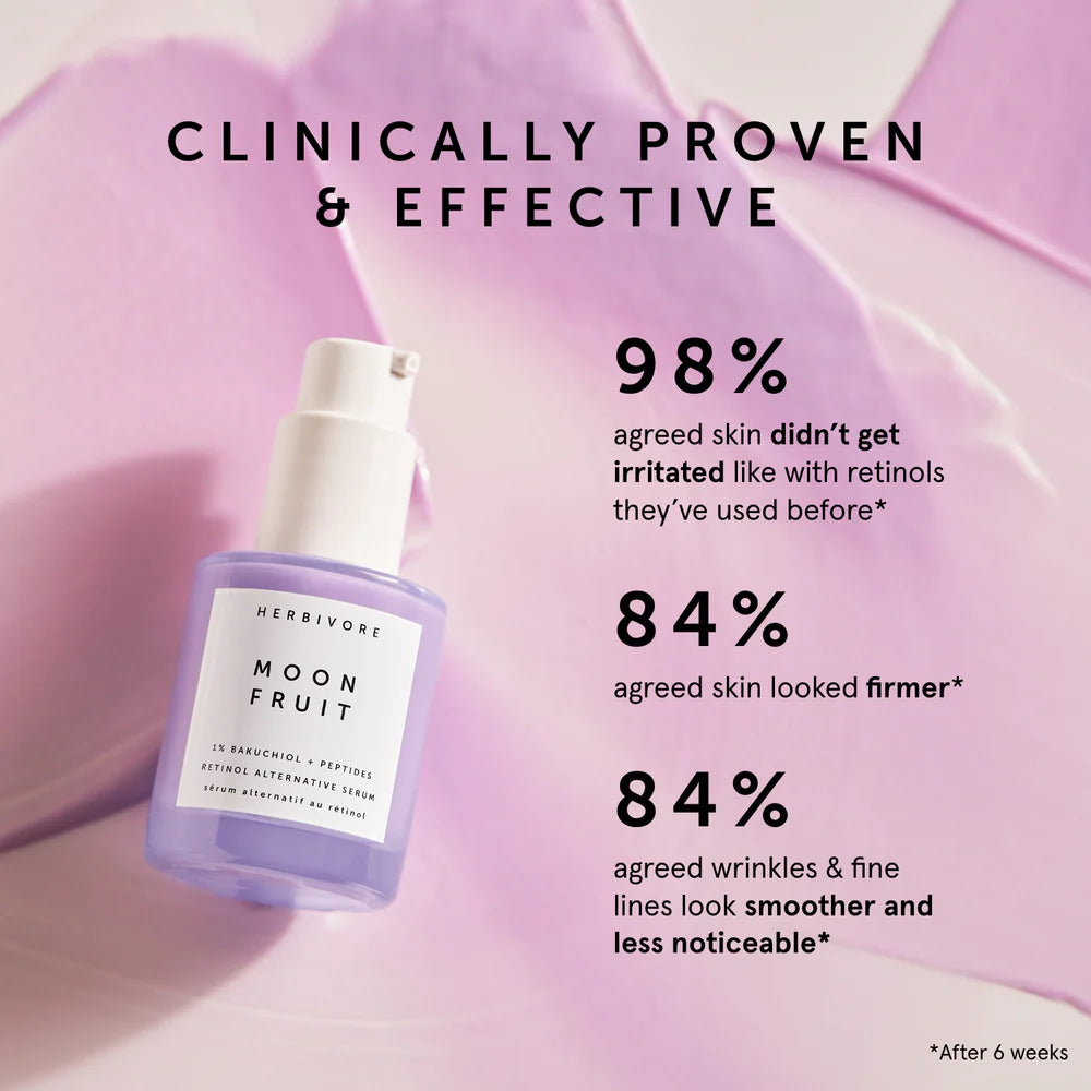 Herbivore Botanicals Moon Fruit 1% Bakuchiol + Peptides Retinol Alternative Serum
