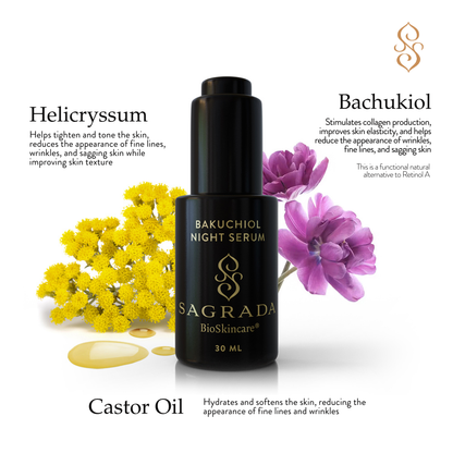 Sagrada BioSkincare Night Bakuchiol Serum