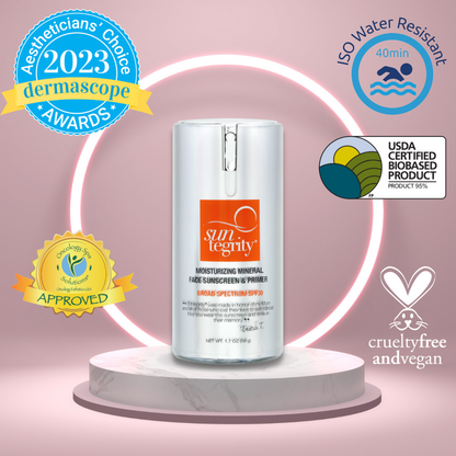 Suntegrity Moisturizing Mineral Face Sunscreen & Primer, Broad Spectrum SPF 30
