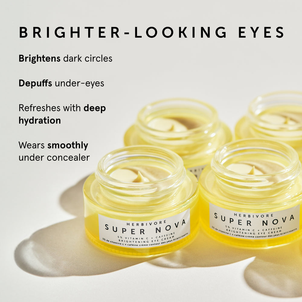Herbivore Botanicals SUPER NOVA 5% Vitamin C + Caffeine Brightening Eye Cream