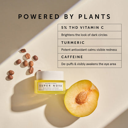 Herbivore Botanicals SUPER NOVA 5% Vitamin C + Caffeine Brightening Eye Cream