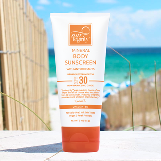 Suntegrity UNSCENTED Mineral Body Sunscreen, Broad Spectrum SPF 30