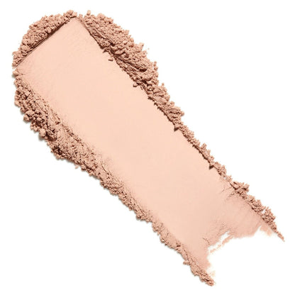 Lily Lolo Candy Cane Mineral Foundation: Vegan. Gluten Free. GMO Free. Cruelty Free.  A light foundation shade with cool undertones for paler skins.