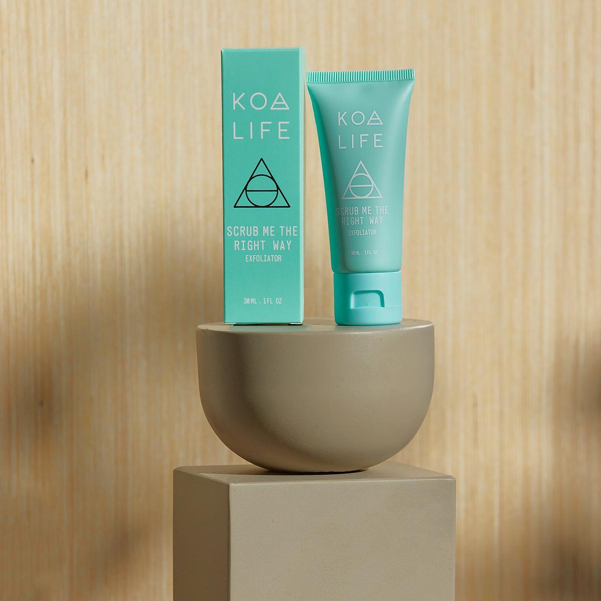 Koa Life Scrub Me the Right Way | Eucalyptus Exfoliator