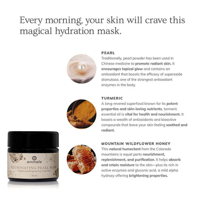 Annmarie Skin Care Illuminating Pearl Mask - Hydrating & Brightening Treatment (50ml)