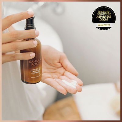 Sahara Rose Luminous Clarifying Enzyme Cleanser | Gentle Calming & Brightening Milk