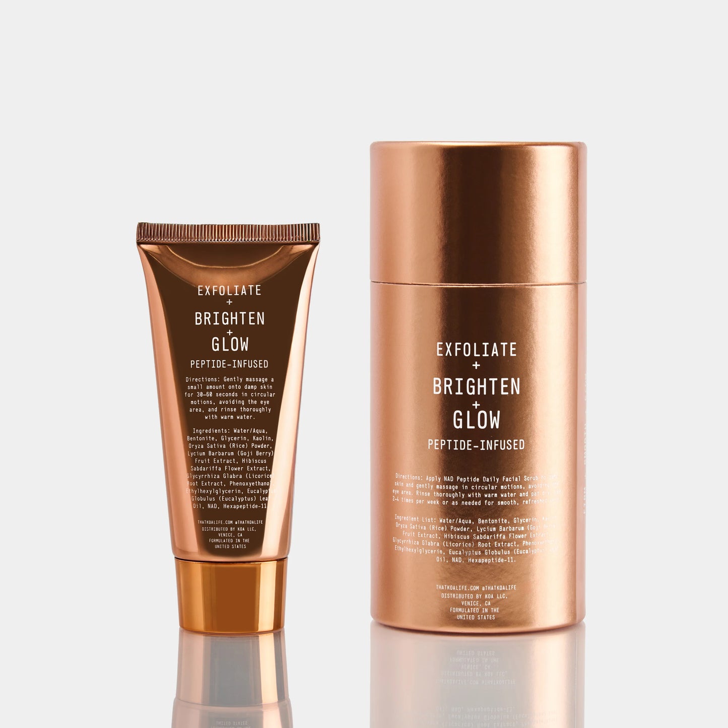 Koa Life NAD Peptide Facial Scrub