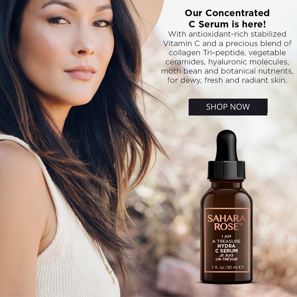 Sahara Rose Hydra C Serum | Brightening & Plumping| 10% Vitamin C for Dark Spots and Sun Damage