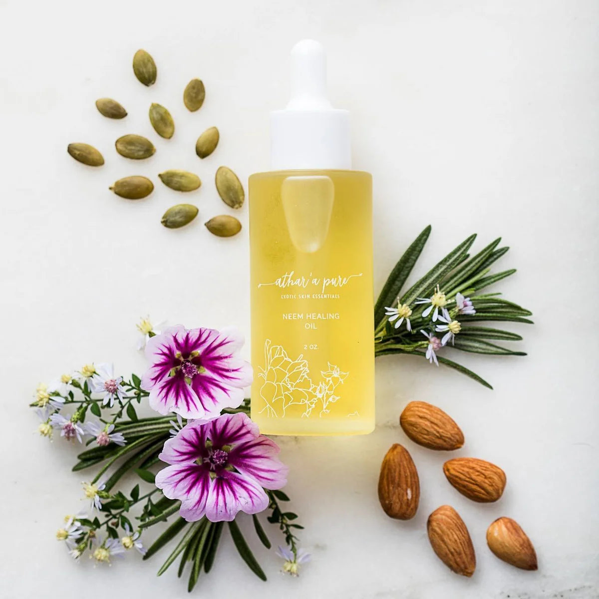 Athar'a Pure Neem Healing Oil for Skin, Hair and Nails