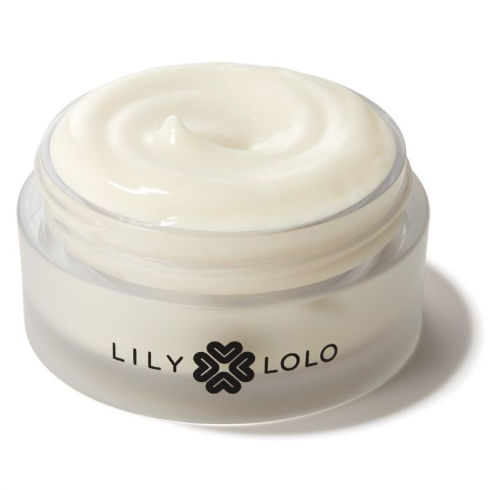 Lily Lolo Hydrated Night Cream: Normal Skin, Vegan. Gluten Free. GMO Free. Cruelty Free.