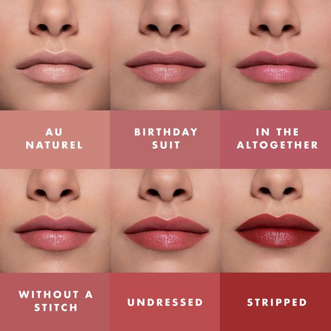 Lily Lolo Vegan Lipstick Shade Guide