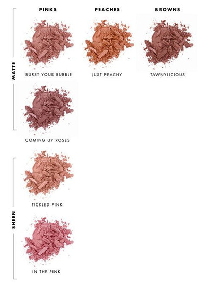 Lily Lolo Pressed Blush Shade Chart