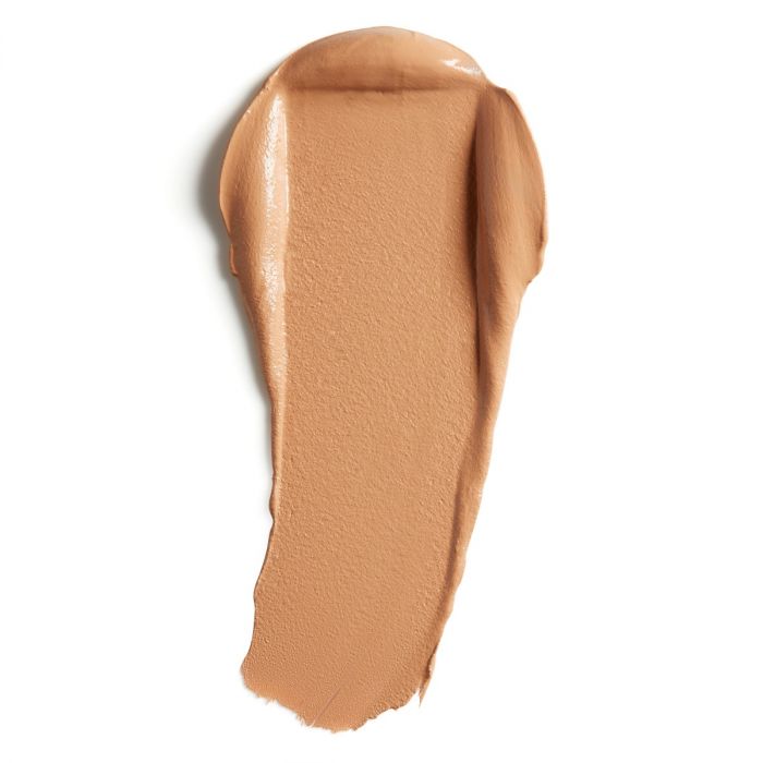 Lily Lolo Suede Cream Foundation: Deep tan with neutral undertones. Vegan. Gluten Free. GMO Free. Cruelty Free.  Infused with nourishing jojoba and argan oils.