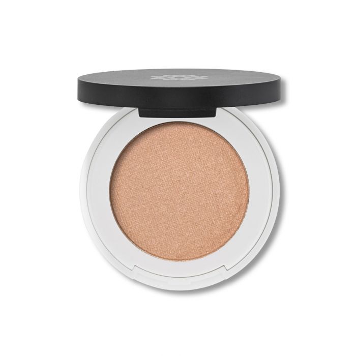 Lily Lolo Pressed Eye Shadow  Buttered Up - Demi matte, Champagne. Vegan. Gluten Free. GMO Free. Cruelty Free.