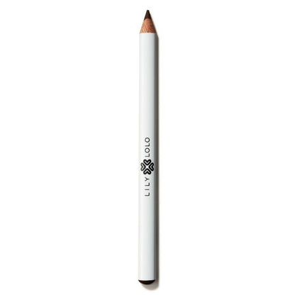 Vegan Lily Lolo Chocolate Brown Eye Liner: Vegan. Gluten Free. GMO Free. Cruelty Free.  Its soft and smooth application combined with a rich colour pay-off make our Natural Eye Pencil perfect to outline, define and enhance your eyes.