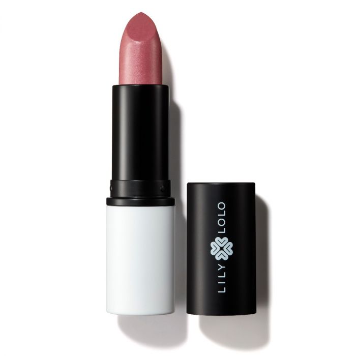 Lily Lolo In The Altogether Lipstick (a dusky pink nude): Vegan. Gluten Free. GMO Free. Cruelty Free.  A stunning natural glow. 