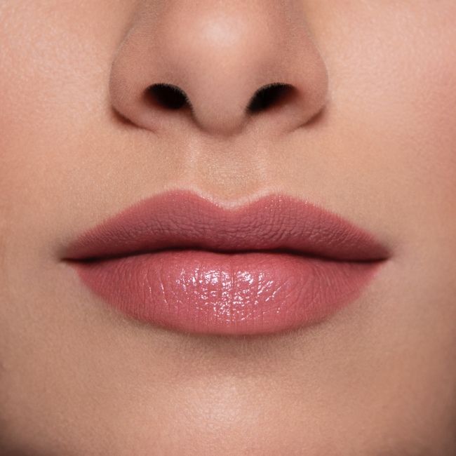 Lily Lolo Without A Stitch Lipstick (colour of real lips, but better): Vegan. Gluten Free. GMO Free. Cruelty Free.